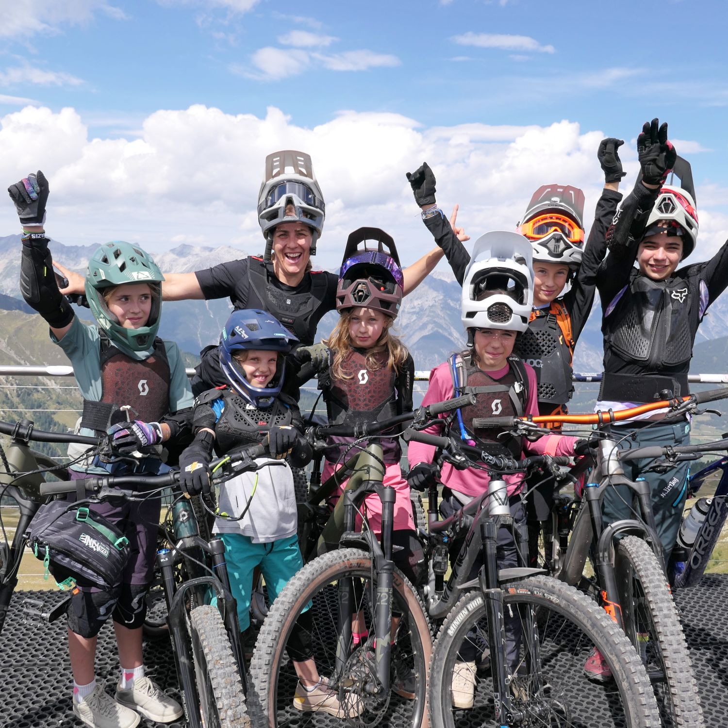 Mädels brauchen keine Jungs um Spaß zu haben. Mädchen Mountain-Bike Camp in Oberammergau. Girls only.