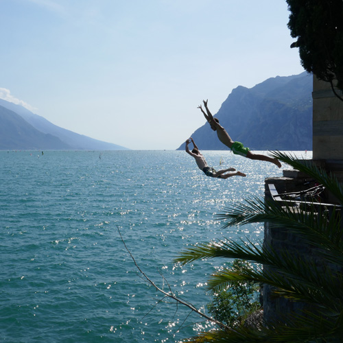 Sommerferien Freizeit AlpenCross zum Gardasee.
